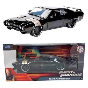 Jada Fast & Furious Dom's Plymouth GTX 1:24 Diecast